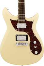 Gretsch Electromatic CVT double-cut electric guitar with vintage white finish and wraparound Laurel fingerboard.