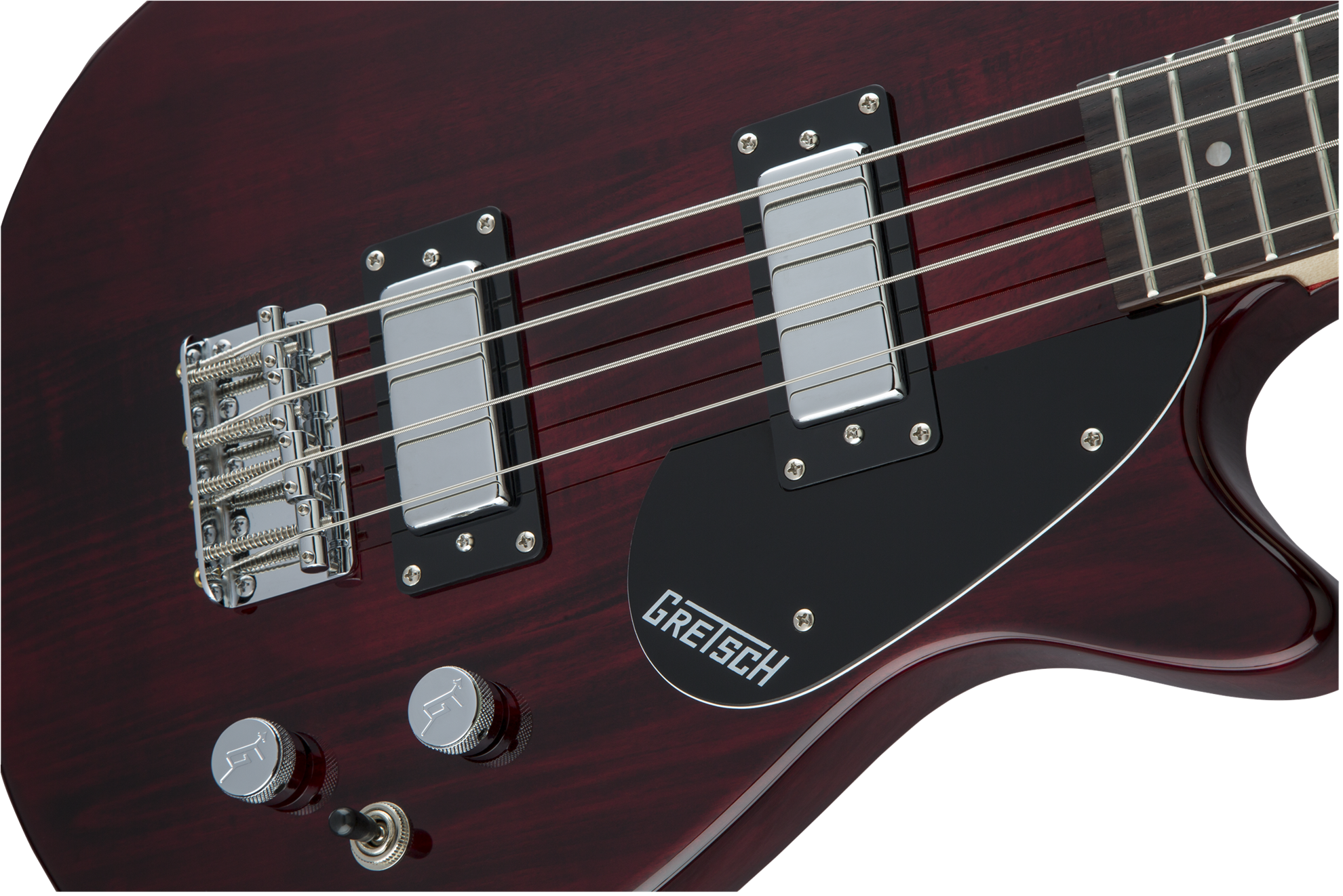 Gretsch G2220 Junior Jet Bass II Short Scale Bass Guitar - Walnut Stain