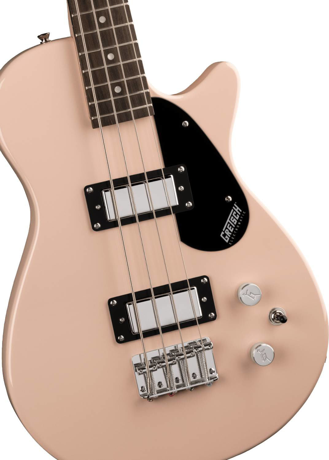 Gretsch G2220 Electromatic Junior Jet Bass II Short-Scale Bass Guitar - Black Walnut Fingerboard - Shell Pink