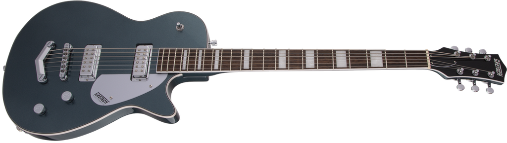 Gretsch G5260 Electromatic Jet Baritone V Stoptail Electric Guitar - Laurel Fretboard - Jade Grey Metallic
