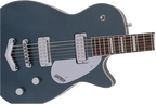 Gretsch G5260 Electromatic Jet Baritone V Stoptail Electric Guitar - Laurel Fretboard - Jade Grey Metallic