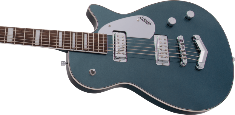 Gretsch G5260 Electromatic Jet Baritone V Stoptail Electric Guitar - Laurel Fretboard - Jade Grey Metallic