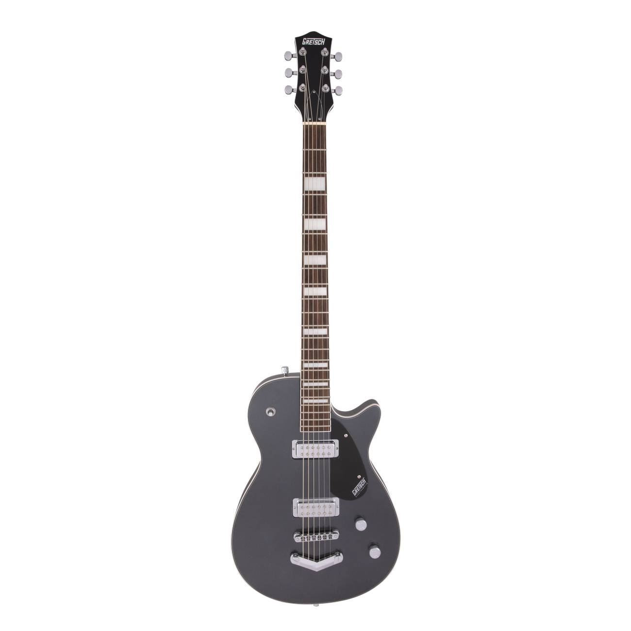 Gretsch G5260 Electromatic Jet Baritone V Stoptail Electric Guitar - Laurel Fretboard - London Grey