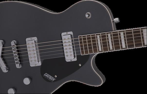Gretsch G5260 Electromatic Jet Baritone V Stoptail Electric Guitar - Laurel Fretboard - London Grey