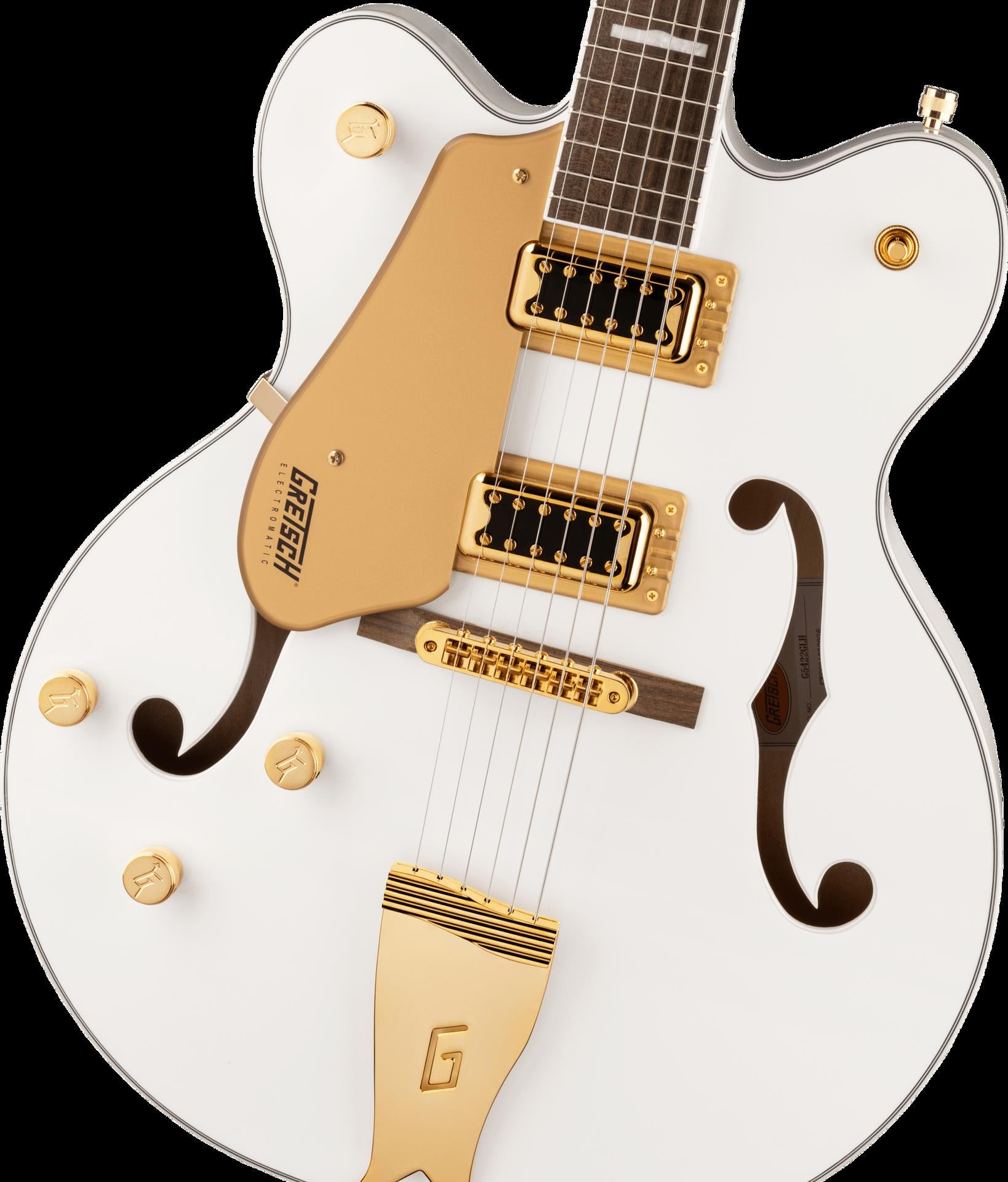 Gretsch G5422GLH EMTC Classic Hollow-Body Left-Handed Electric Guitar - Snowcrest White