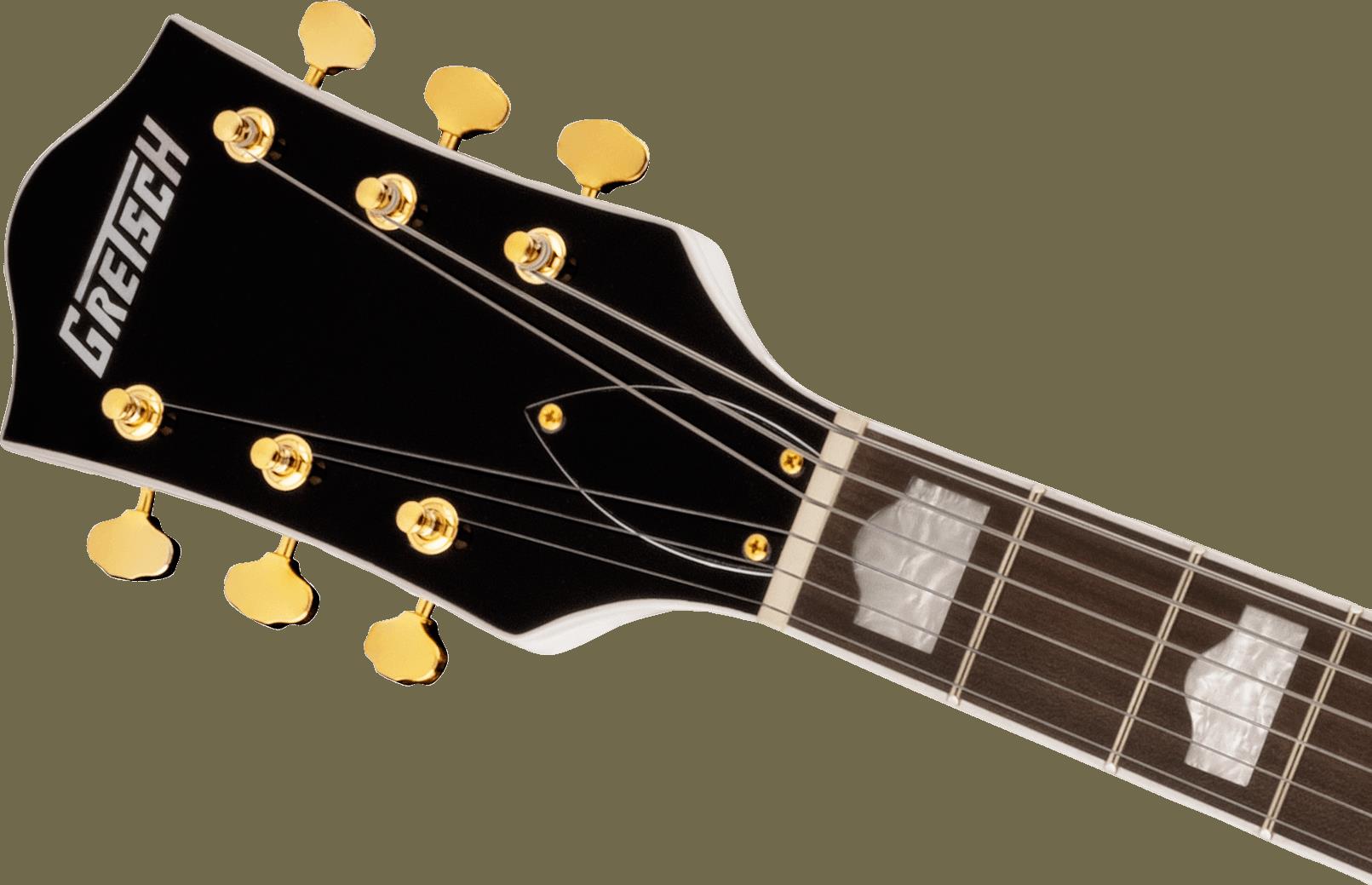 Gretsch G5422GLH EMTC Classic Hollow-Body Left-Handed Electric Guitar - Snowcrest White