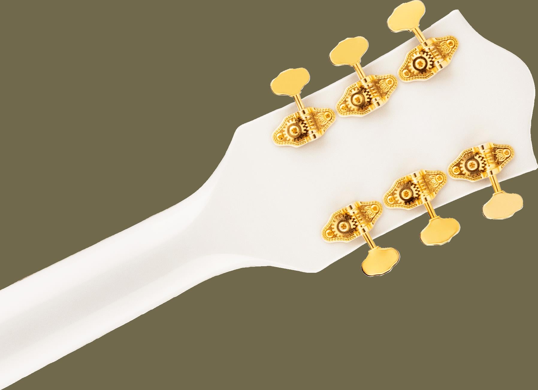 Gretsch G5422GLH EMTC Classic Hollow-Body Left-Handed Electric Guitar - Snowcrest White