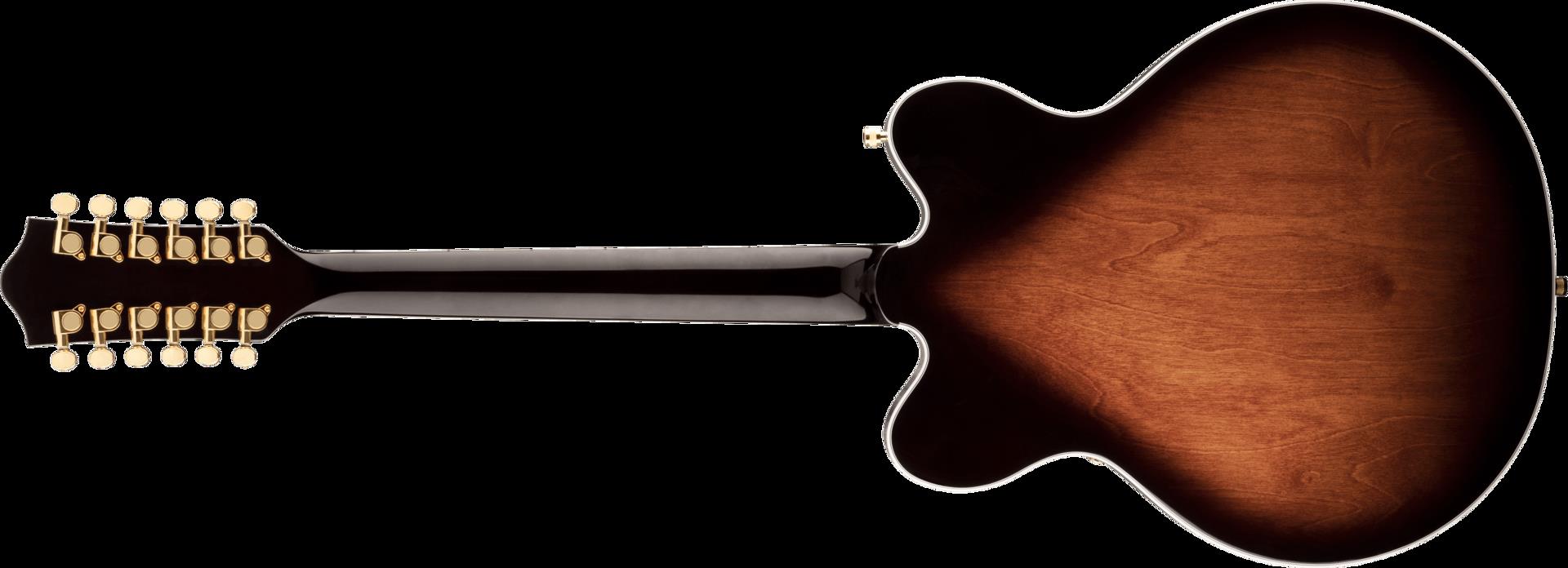 Gretsch G5422G-12 Electromatic Classic Hollow Body Double-Cut 12-String Electric Guitar with Gold Hardware - Single Barrel Burst