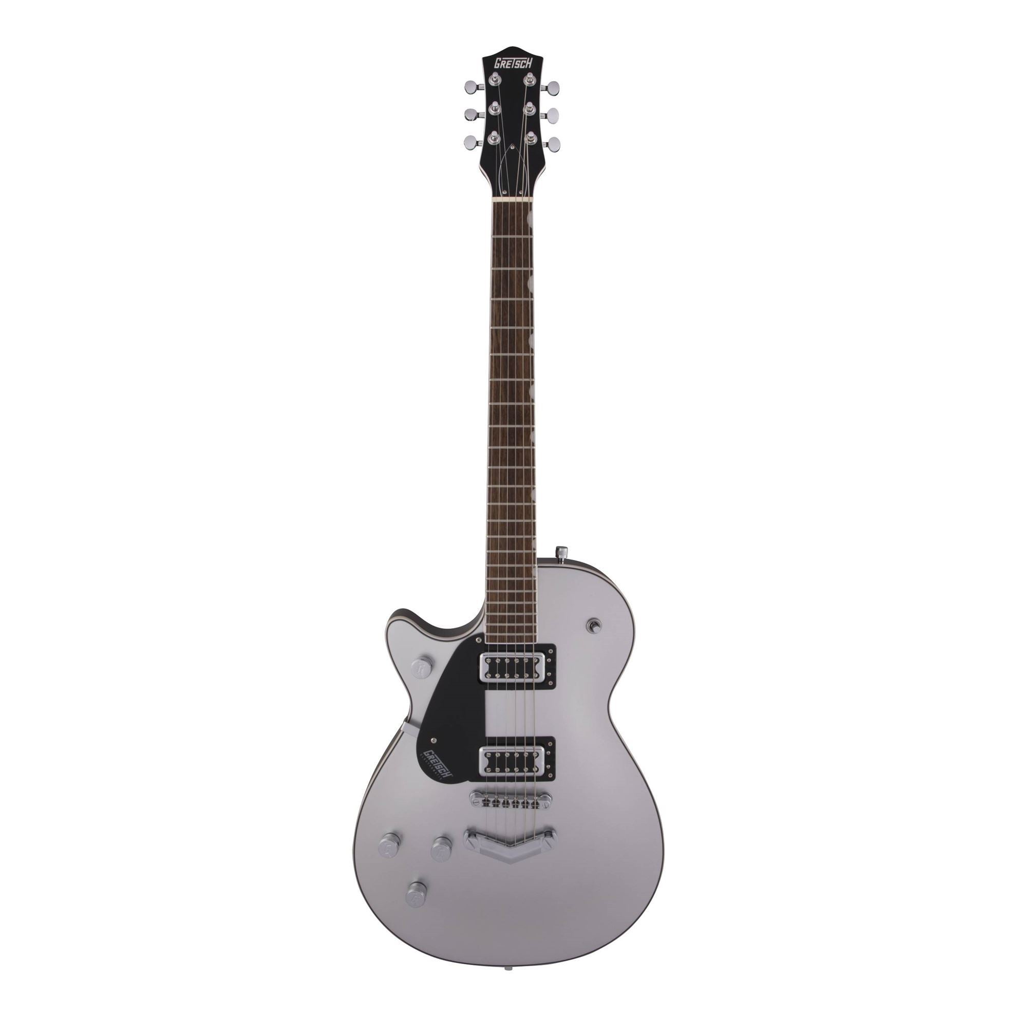 Gretsch G5230LH Electromatic Jet FT Single-Cut Left-handed Electric Guitar with V-Stoptail & Laurel Fingerboard in Airline Silver