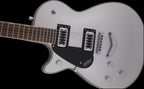 Gretsch G5230LH Electromatic Jet FT Single-Cut Left-handed Electric Guitar with V-Stoptail & Laurel Fingerboard in Airline Silver