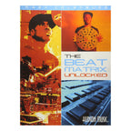 The Beat Matrix Unlocked drum book by Mark Colenburg from Hudson Music, featuring pages with drum notation and exercises.