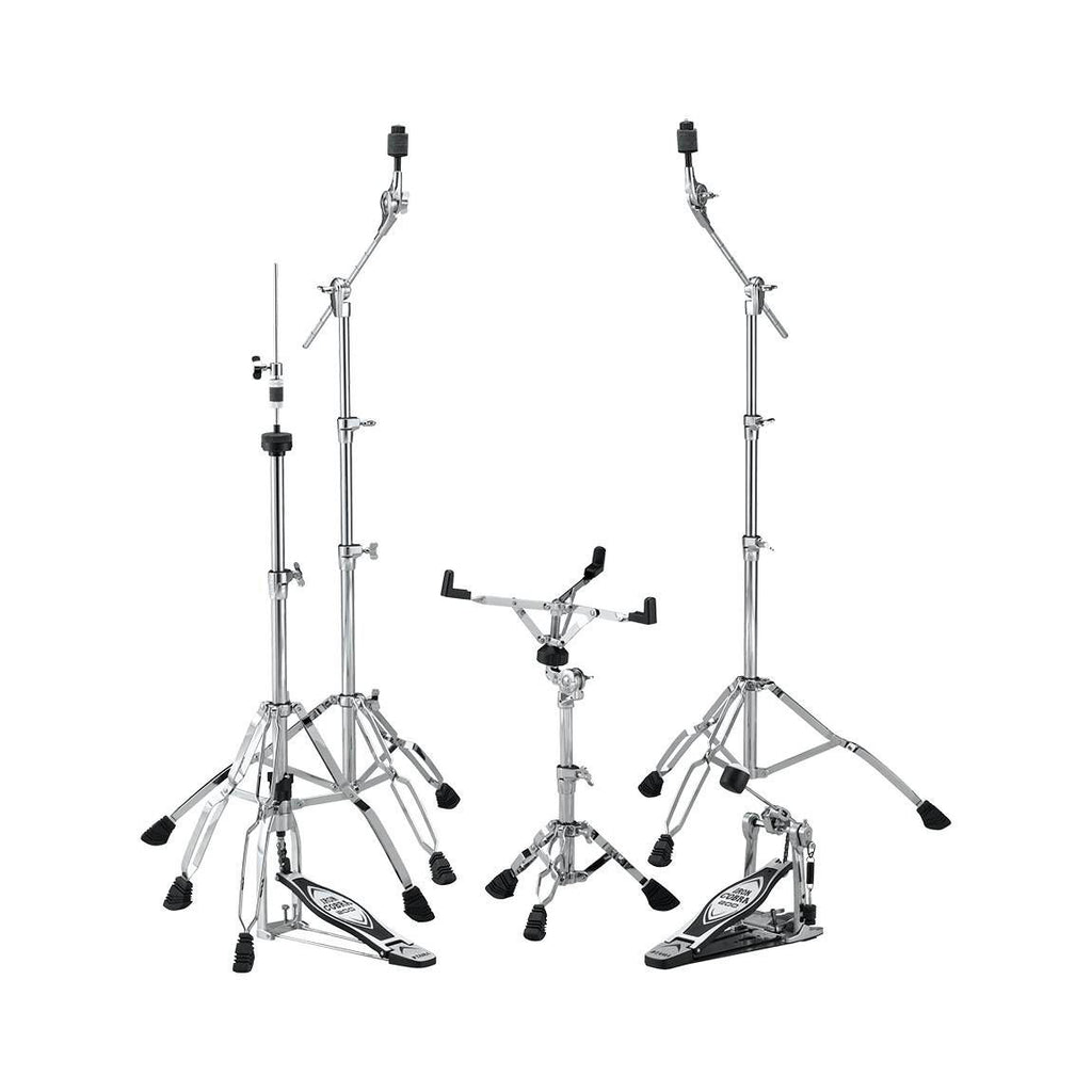 Tama HB5W Superstar Classic Silverstar 5-piece drum hardware and accessories set with stands and mounting hardware.
