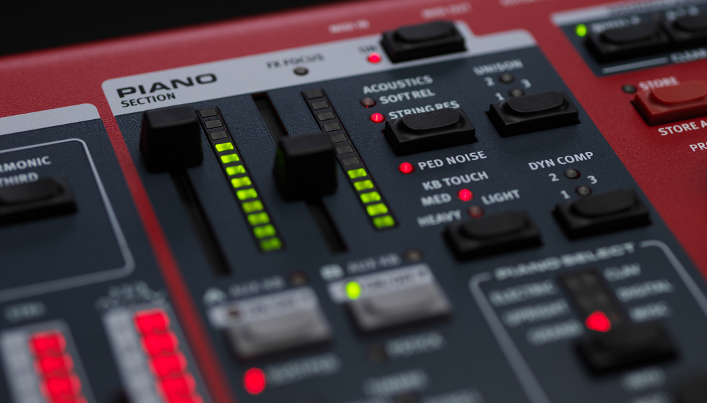 Nord Stage 4 73 Keyboard - Fully Weighted, Triple Sensor with Drawbars