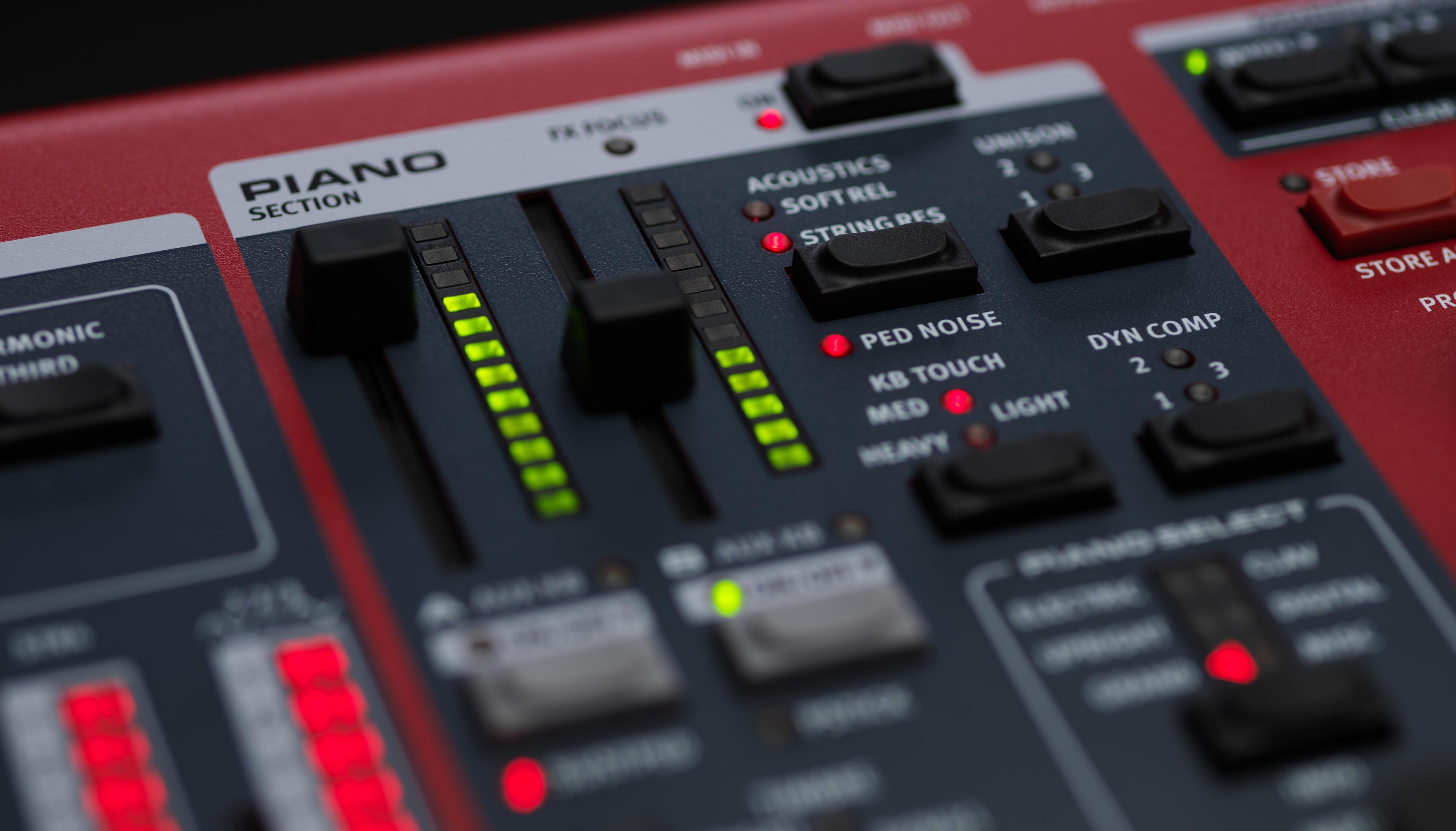 Nord Stage 4 Compact Keyboard - 73 Note, Semi-Weighted with Drawbars