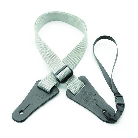 DSL Straps Bluegrass Series Poly Ukulele Strap 1in - Grey