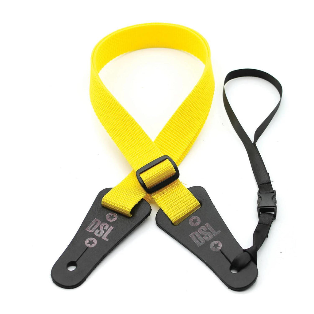 DSL Straps Bluegrass Series Poly Ukulele Strap 1in - Yellow