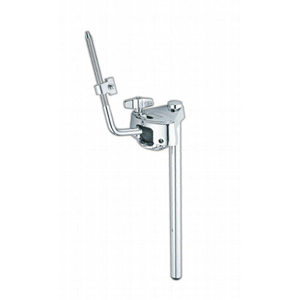 Tama MTH900AM single long tom holder for drum hardware, showing sturdy metal construction and mounting clamp.