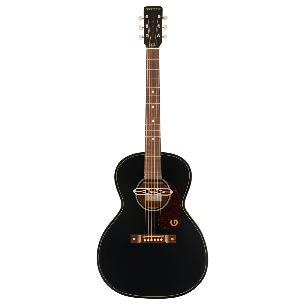Gretsch Jim Dandy Deltoluxe Concert Acoustic Guitar in Black Top