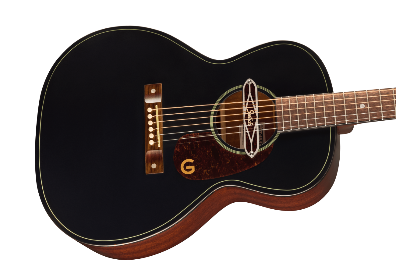 Gretsch Jim Dandy Deltoluxe Concert Acoustic Guitar in Black Top