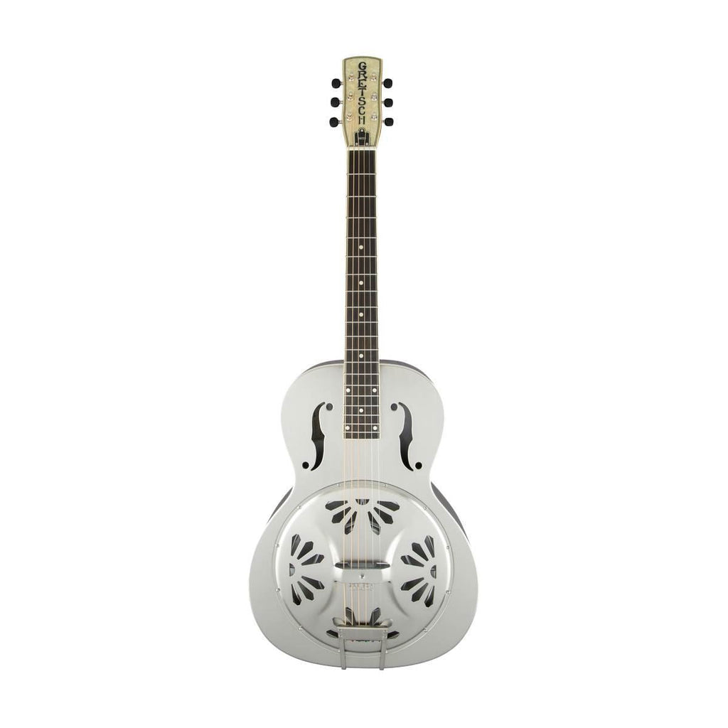 Gretsch G9221 Bobtail Steel Body Round-Neck Acoustic/Electric Resonator Guitar w/Fishman Nashville Pickup