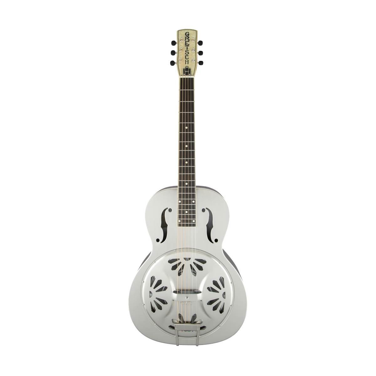 Gretsch G9221 Bobtail Steel Body Round-Neck Acoustic/Electric Resonator Guitar w/Fishman Nashville Pickup