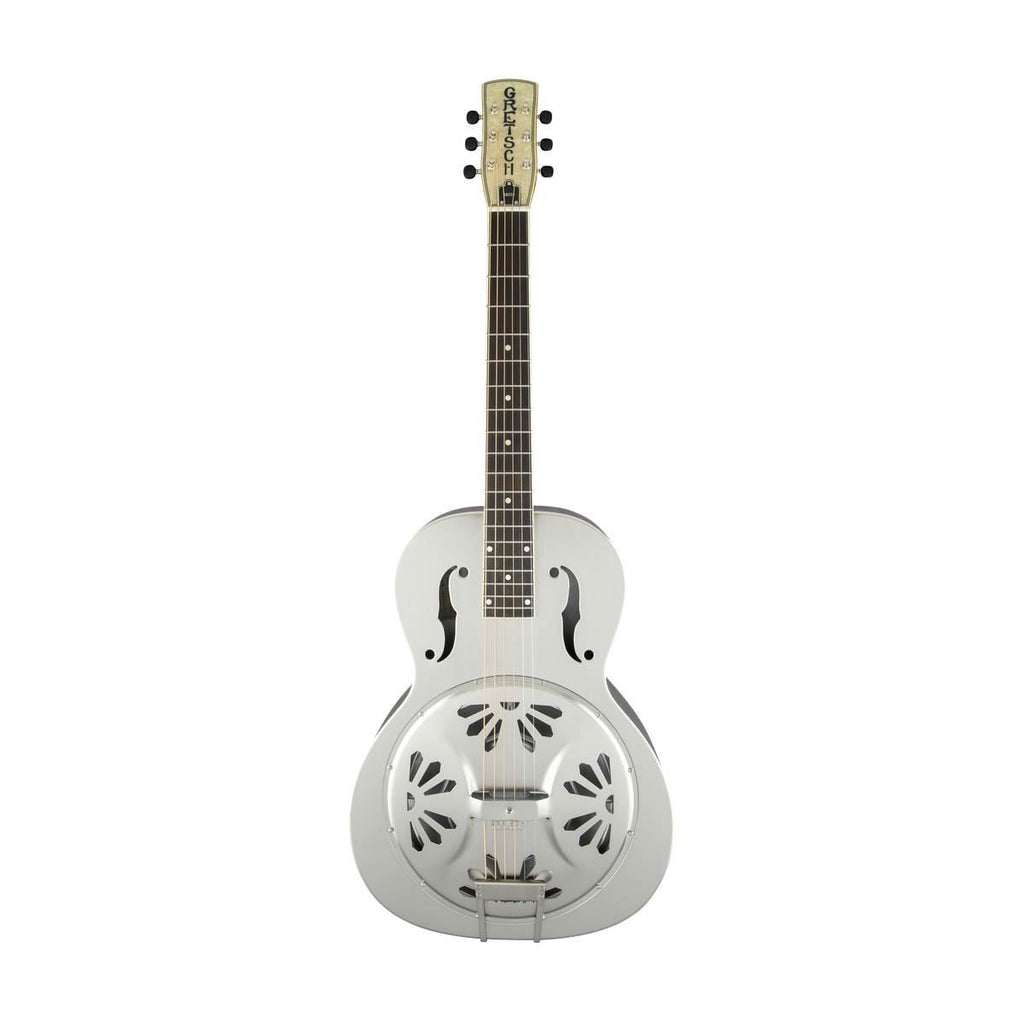 Gretsch G9221 Bobtail Steel Body Round-Neck Acoustic/Electric Resonator Guitar w/Fishman Nashville Pickup