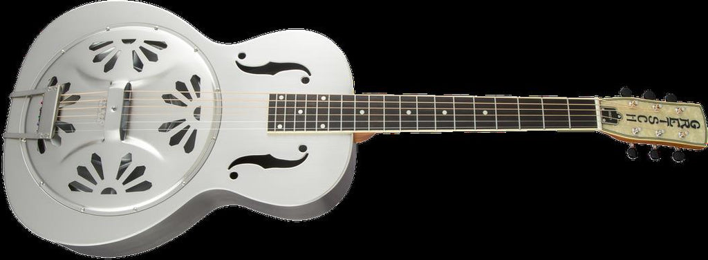 Gretsch G9221 Bobtail Steel Body Round-Neck Acoustic/Electric Resonator Guitar w/Fishman Nashville Pickup