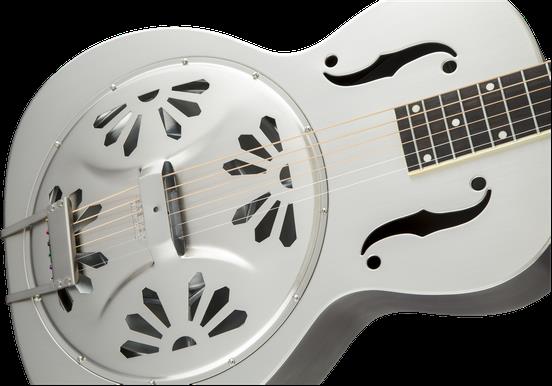 Gretsch G9221 Bobtail Steel Body Round-Neck Acoustic/Electric Resonator Guitar w/Fishman Nashville Pickup