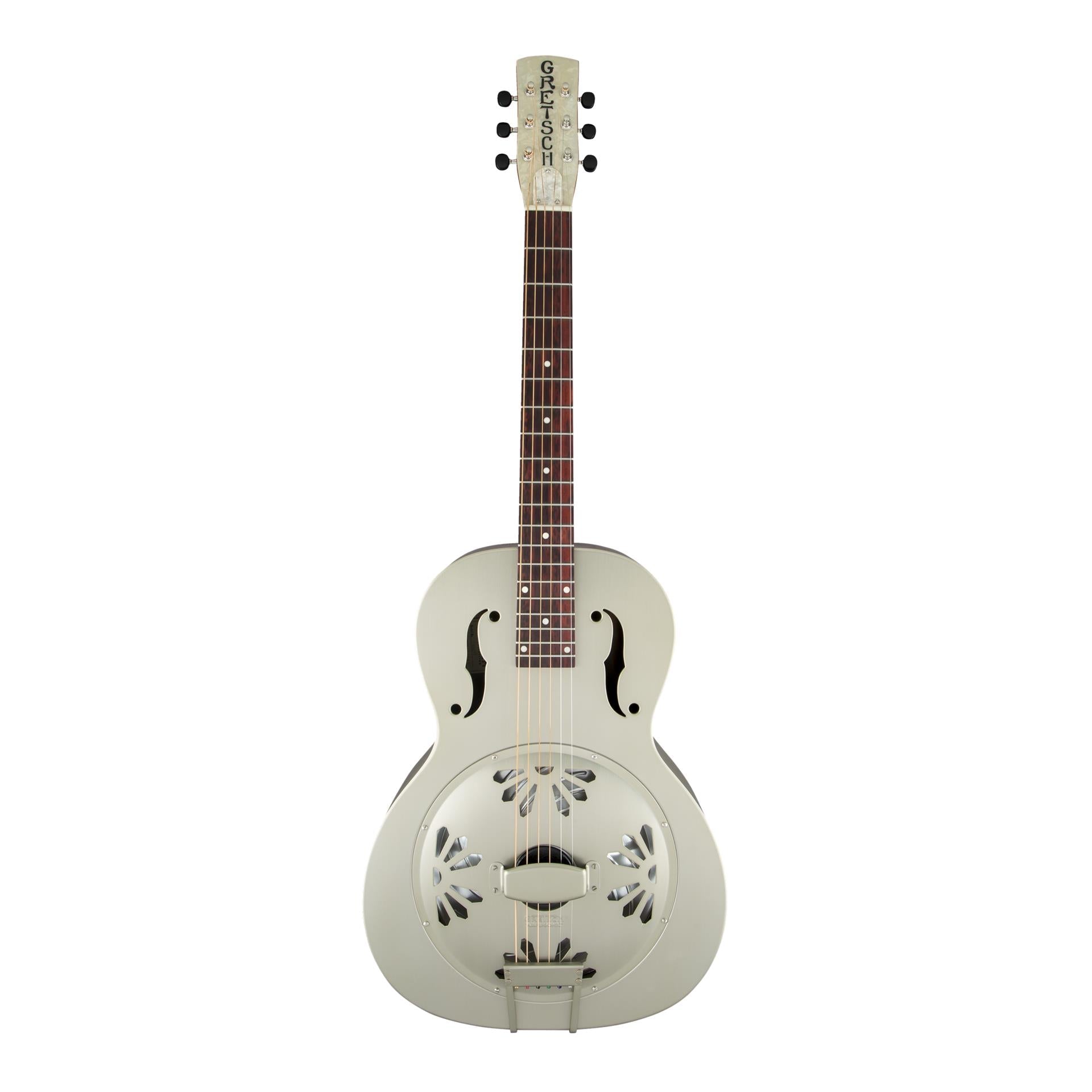 Gretsch G9201 Honey Dipper Round Neck Brass Body Resonator Guitar - Shed Roof