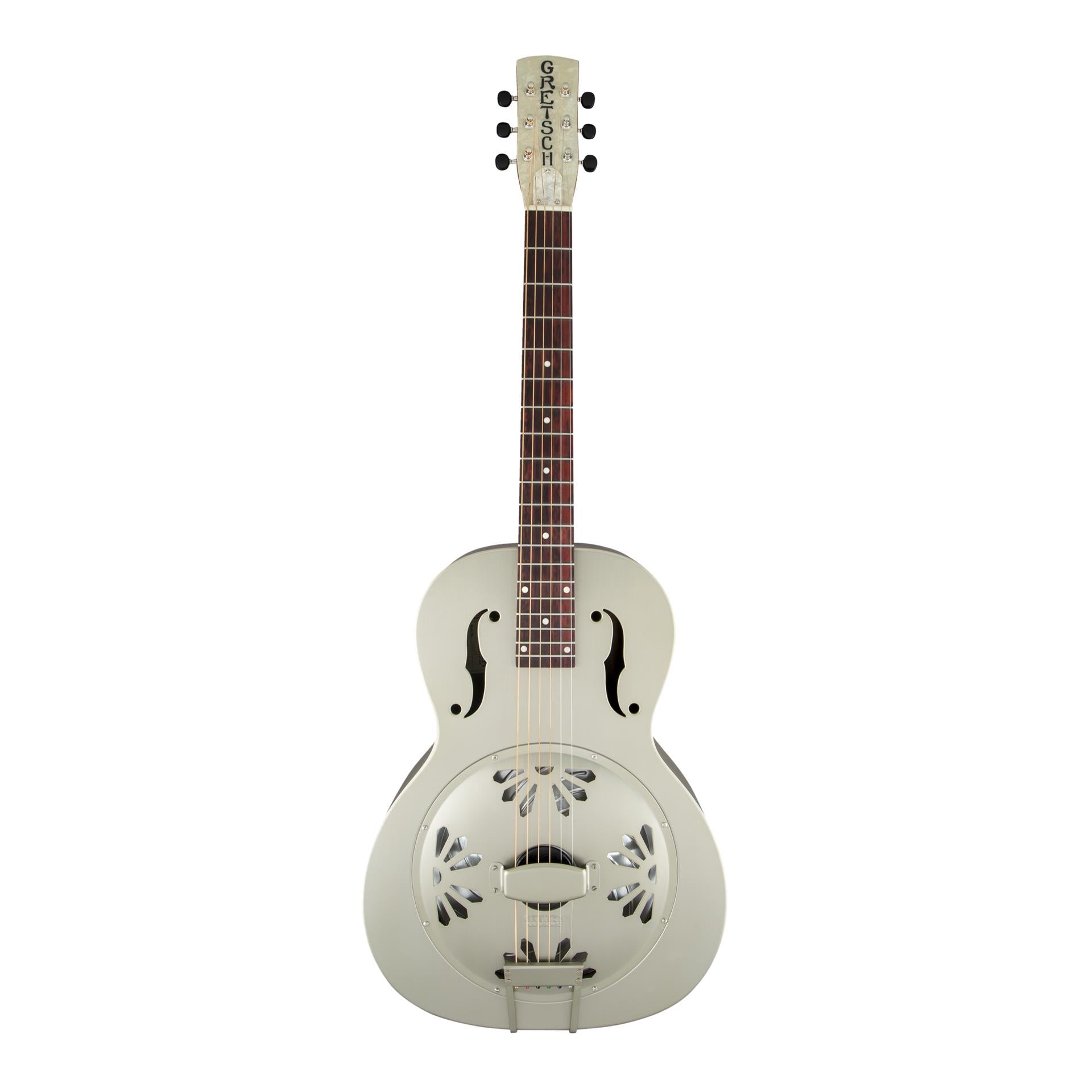 Gretsch G9201 Honey Dipper Round Neck Brass Body Resonator Guitar - Shed Roof