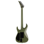 Jackson American Series Soloist SL2 MG electric guitar with matte Army Drab finish and ebony fingerboard.