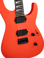 Jackson American Series Soloist SL2 HT Ebony FB - Satin Lambo Orange