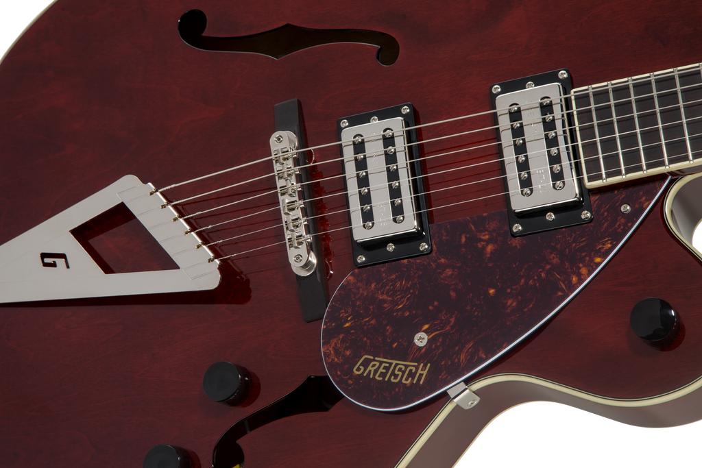 Gretsch G2420 Streamliner Hollow Body Electric Guitar with Laurel Fingerboard in Walnut Stain