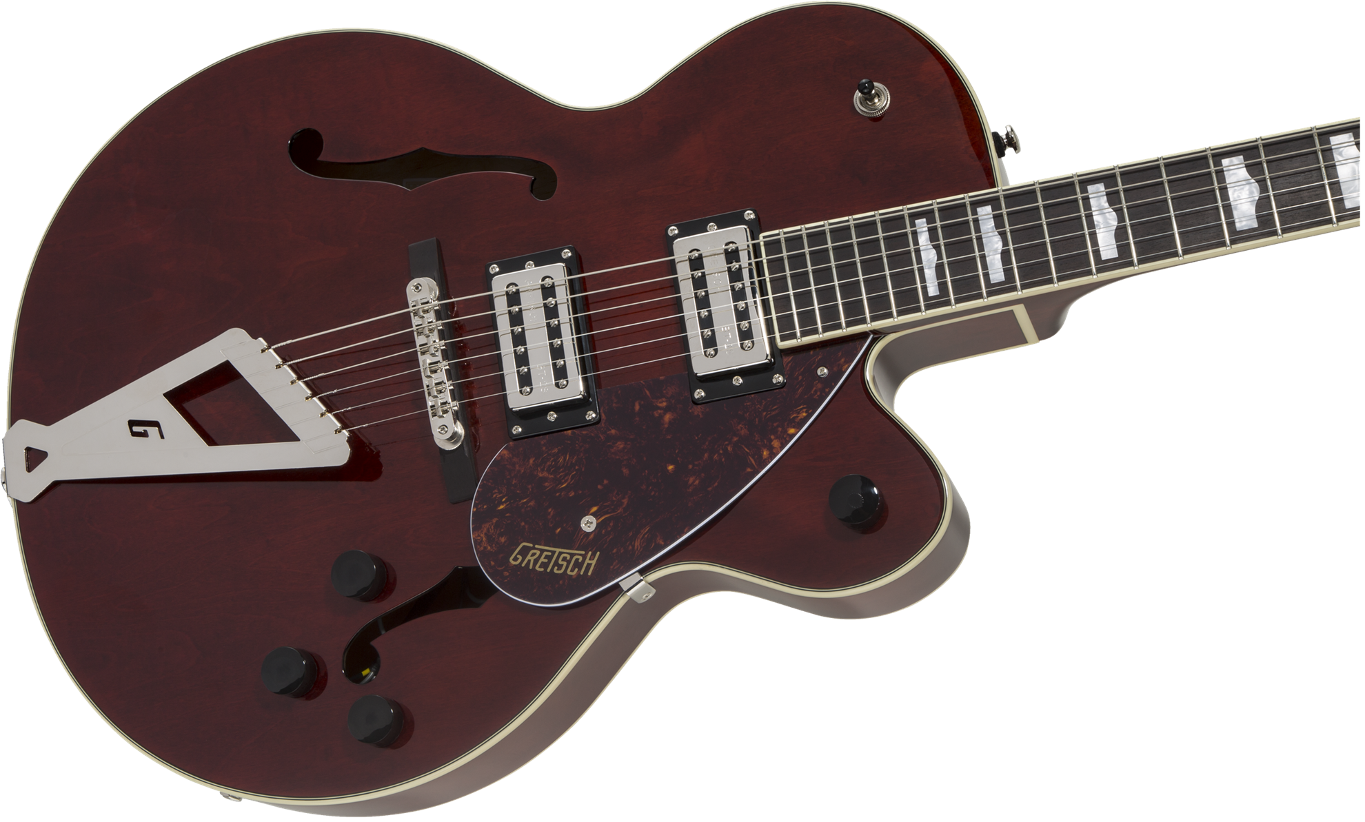 Gretsch G2420 Streamliner Hollow Body Electric Guitar with Laurel Fingerboard in Walnut Stain
