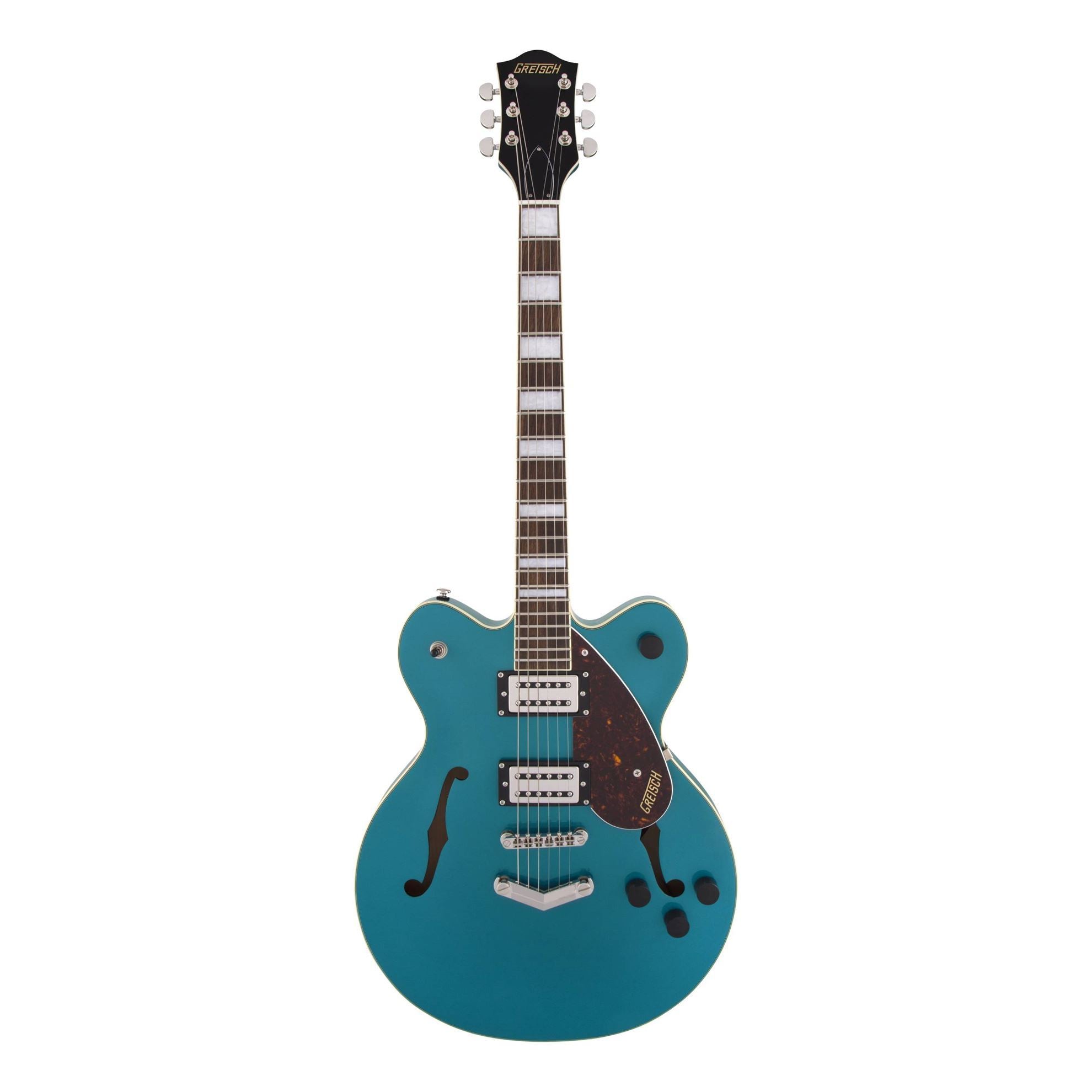 Gretsch G2622 Streamliner Center Block Double-Cut Electric Guitar with V-Stoptail, Broad''Tron BT-2S Pickups, Laurel Fingerboard in Ocean Turquoise