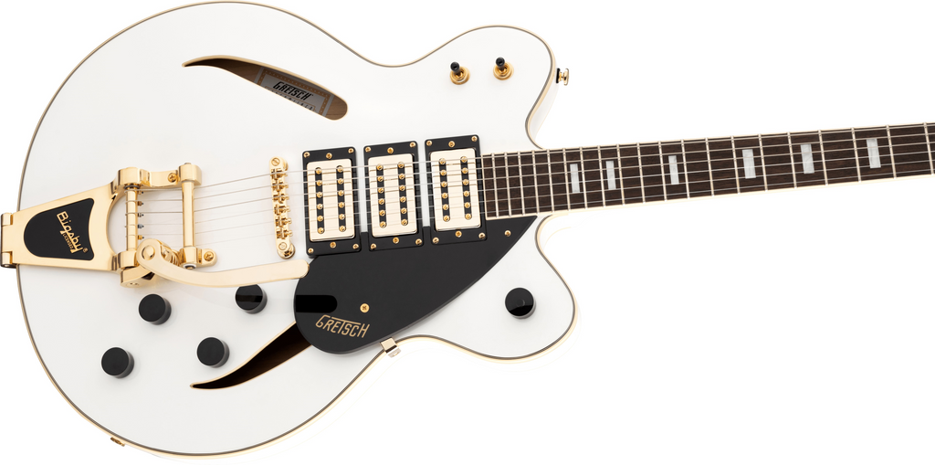 Gretsch Streamliner G2627TG Center Block Electric Guitar with Bigsby - White