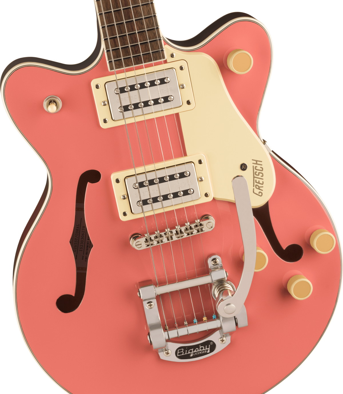 Gretsch G2655T Streamliner Center Block Jr Electric Guitar in Coral