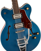 Gretsch G2622T Streamliner Center Block electric guitar in Dark Denim with dual humbuckers and chrome hardware.
