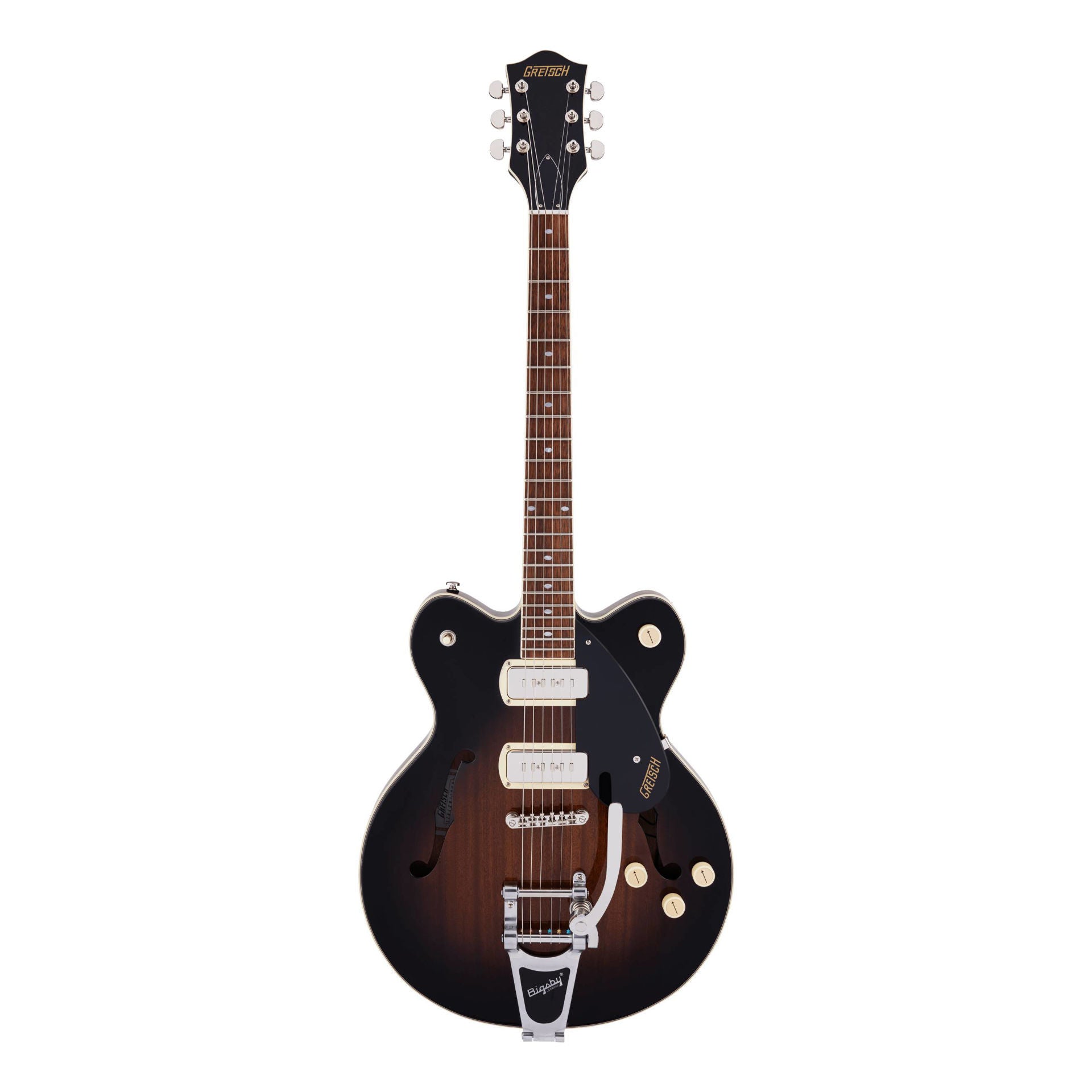 Gretsch G2622T-P90 Streamliner Electric Guitar with Bigsby, Laurel Fingerboard in Brownstone