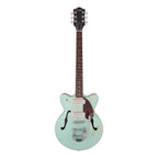 Gretsch G2655T-P90 Streamliner Electric Guitar in Mint Metallic on Vintage Mahogany Stain
