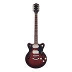Gretsch G2655-P90 Streamliner Electric Guitar with V-Stoptail in Claret Burst