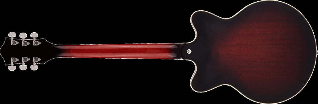 Gretsch G2655-P90 Streamliner Electric Guitar with V-Stoptail in Claret Burst