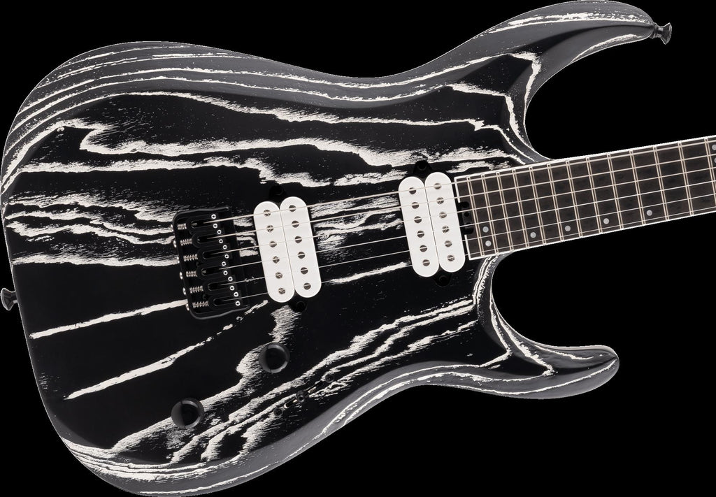 Jackson DK2 Pro Series Dinky Ash HT6 7-String Electric Guitar with Ebony Fingerboard in Baked White