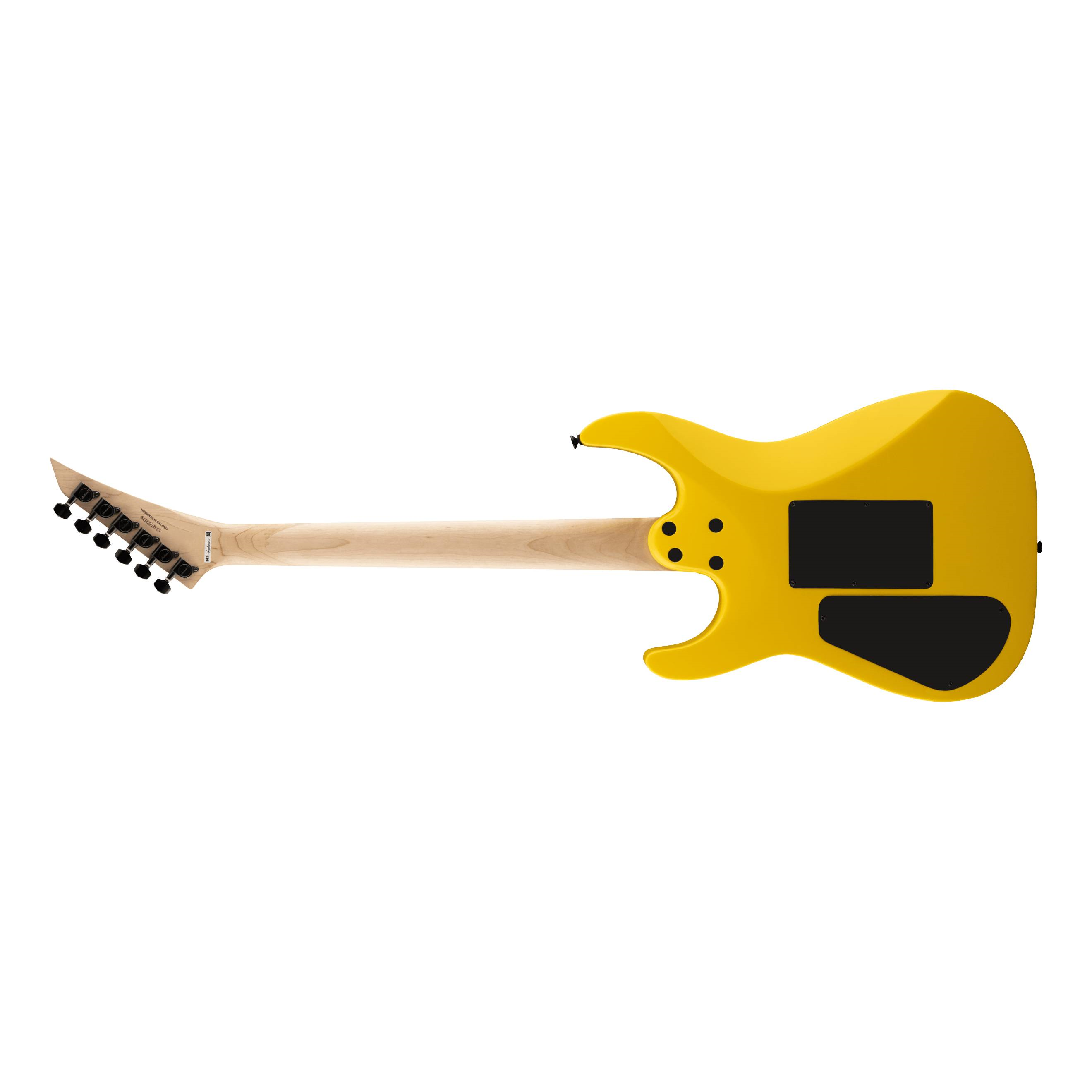 Jackson X Series Dinky DK3XR Electric Guitar HSS Laurel Neck Caution Yellow