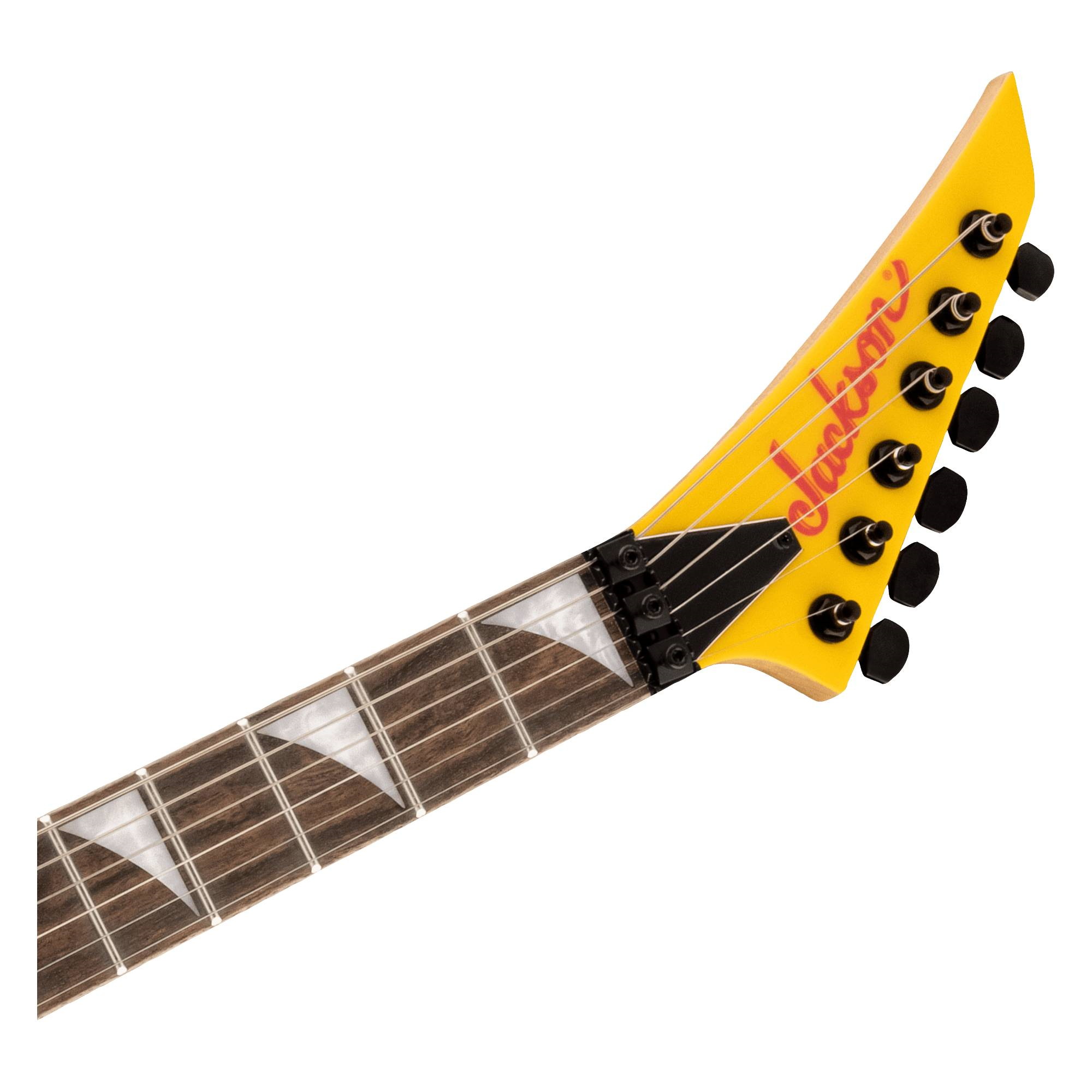 Jackson X Series Dinky DK3XR Electric Guitar HSS Laurel Neck Caution Yellow