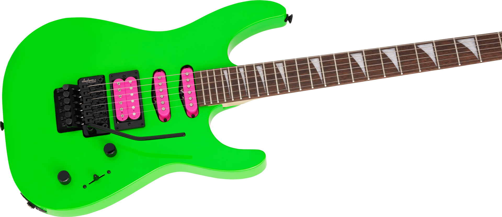 Jackson X Series DK3XR Dinky HSS Electric Guitar in Neon Green