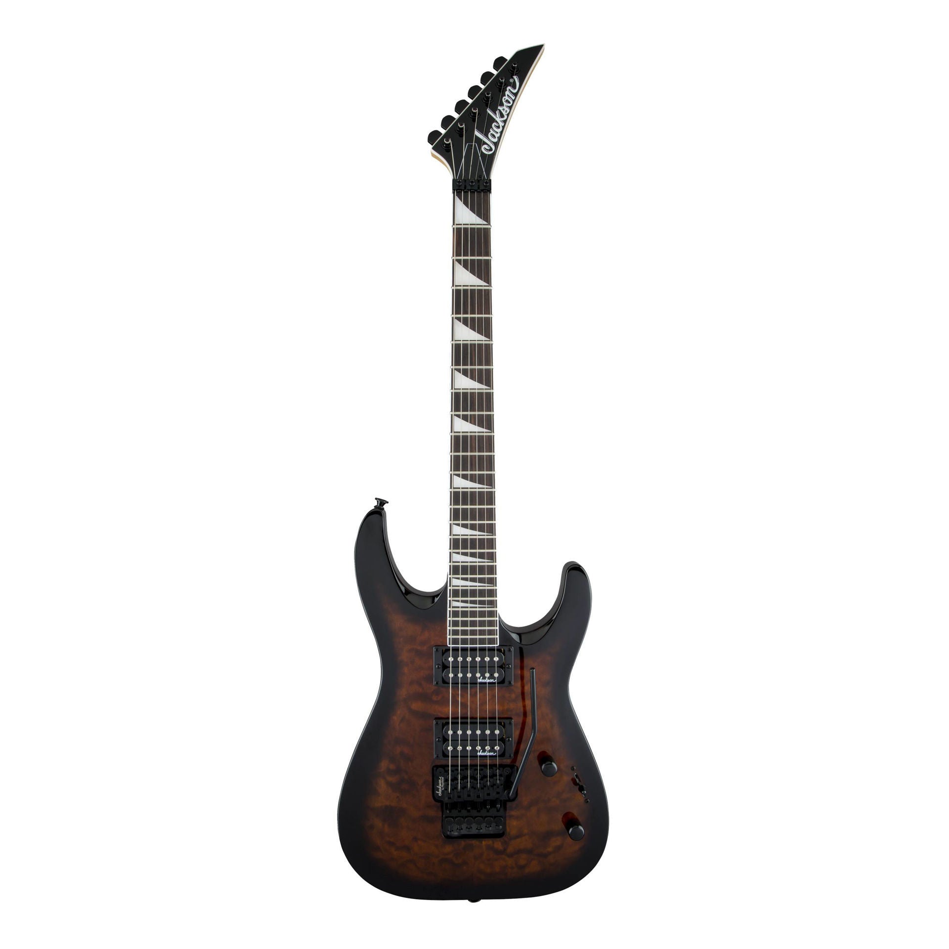 Jackson JS Series Dinky™ Arch Top JS32Q DKA, Amaranth Fingerboard, Dark Sunburst
