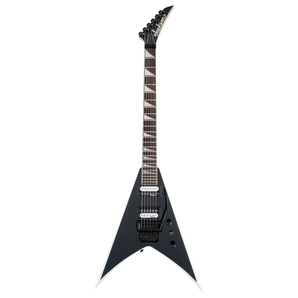 Jackson JS King V JS32 Amaranth FB Black White Bevels