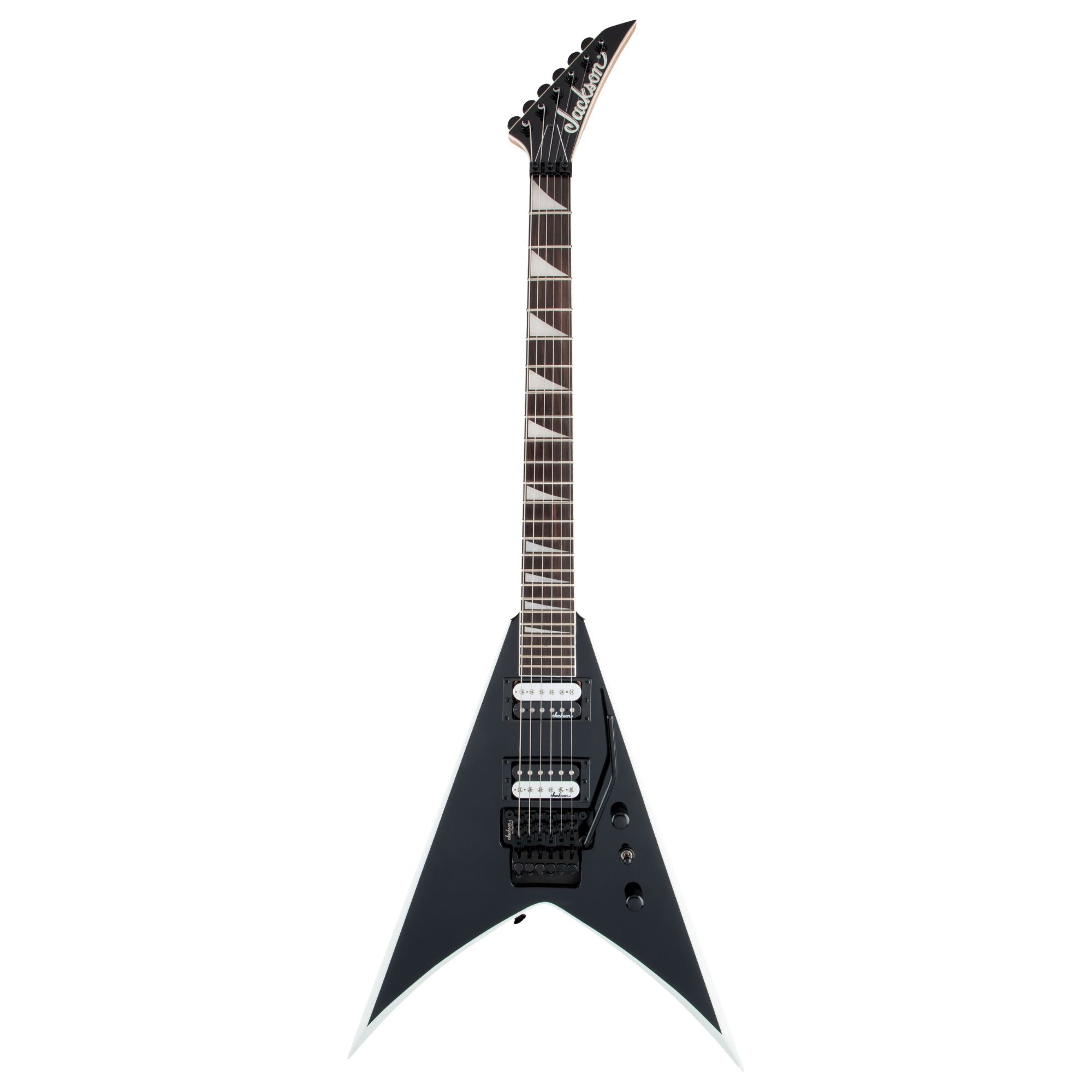 Jackson JS King V JS32 Amaranth FB Black White Bevels
