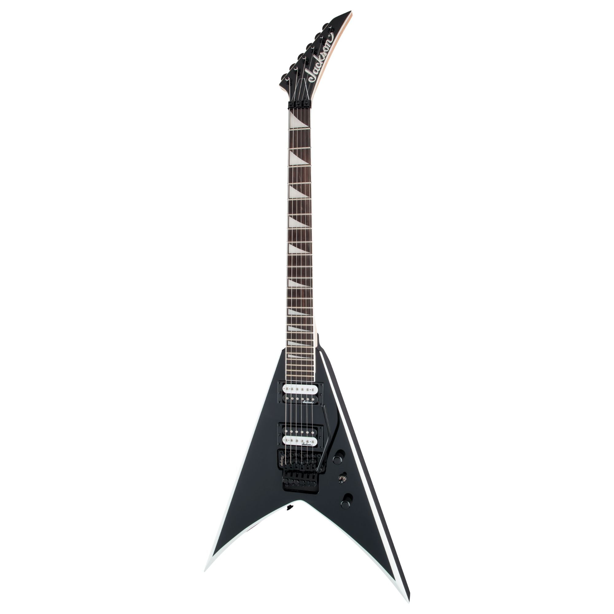 Jackson JS King V JS32 Amaranth FB Black White Bevels